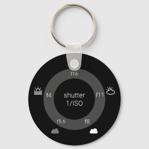 Sunny 16 Schlüsselring Schlüsselanhänger