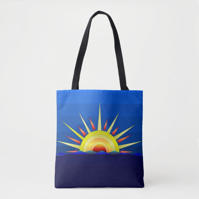 Sunny Allover Tote Bag (Vorderseite)