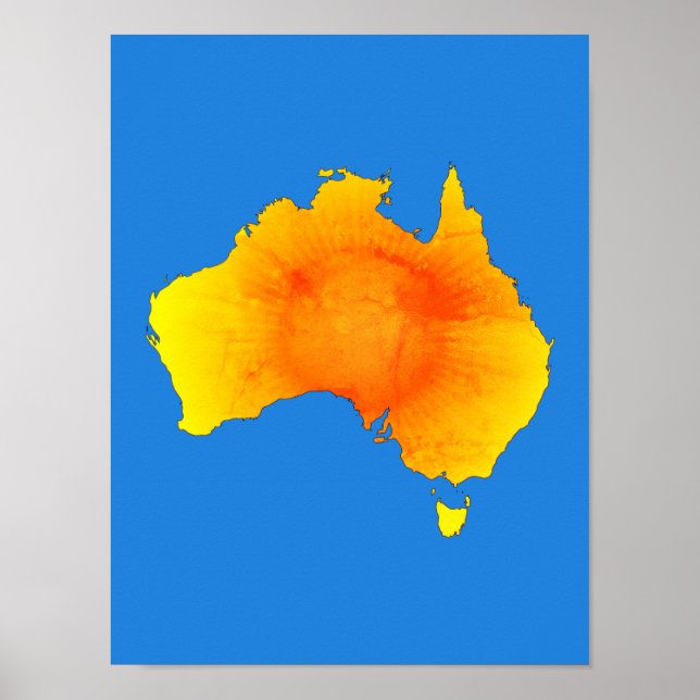 Sunny Australia - Vintager Stil Poster (Vorne)