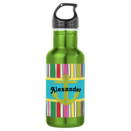 Sunny Beach Stripes Boys Edelstahlflasche