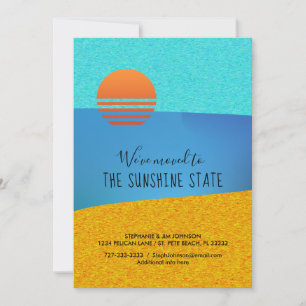 Sunny Beach Wir übersiedelten Süd neue Adresse Ankündigung