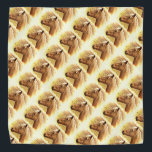 Sunny Blonde Brown Horse Animal Bandana Halstuch<br><div class="desc">Hier ist eine große Bandana mit einem sich wiederholenden Muster eines schönen goldbraunen Pferdes,  das von der gelben Sonne beleuchtet wird.</div>