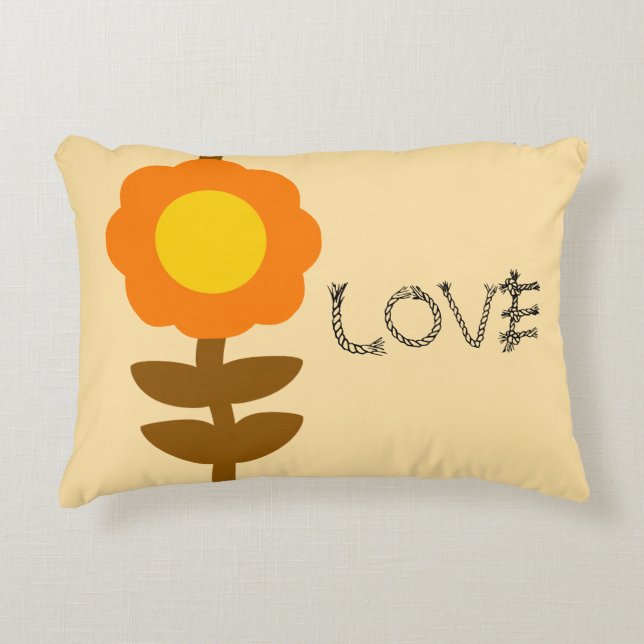 Sunny Bloom Dekokissen (Vorderseite)