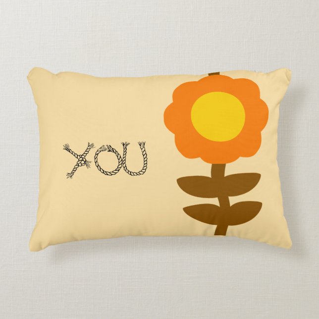 Sunny Bloom Dekokissen (Vorderseite)