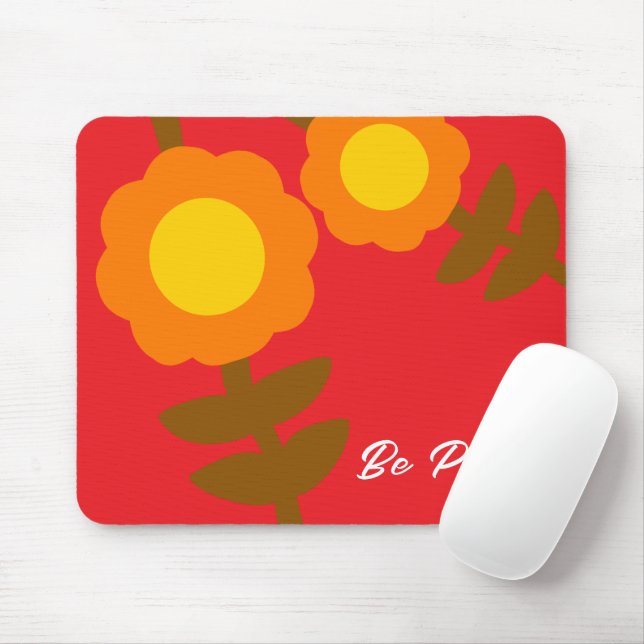  Sunny Bloom Mouse Pad Mousepad (Mit Mouse)