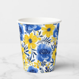 Sunny Bloom Paper Cup Pappbecher