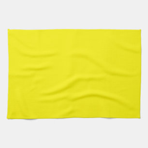 Sunny Bright Yellow Handtuch