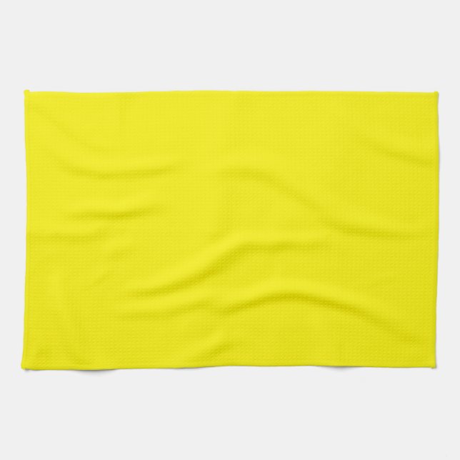Sunny Bright Yellow Handtuch (Horizontal)