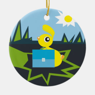 Sunny Bunny Keramikornament