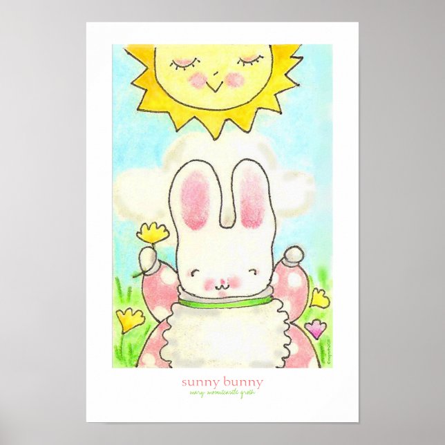 Sunny Bunny Poster (Vorne)