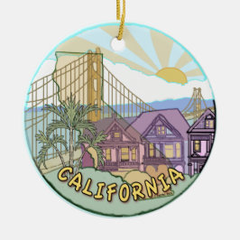 Sunny California Ornament