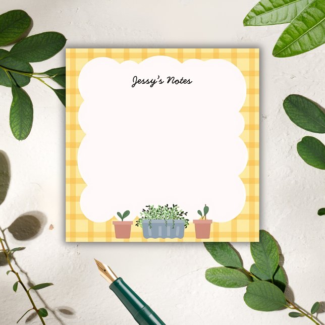 Sunny Cloud Garden - Botanical Greenhouse Post-it Klebezettel (Von Creator hochgeladen)