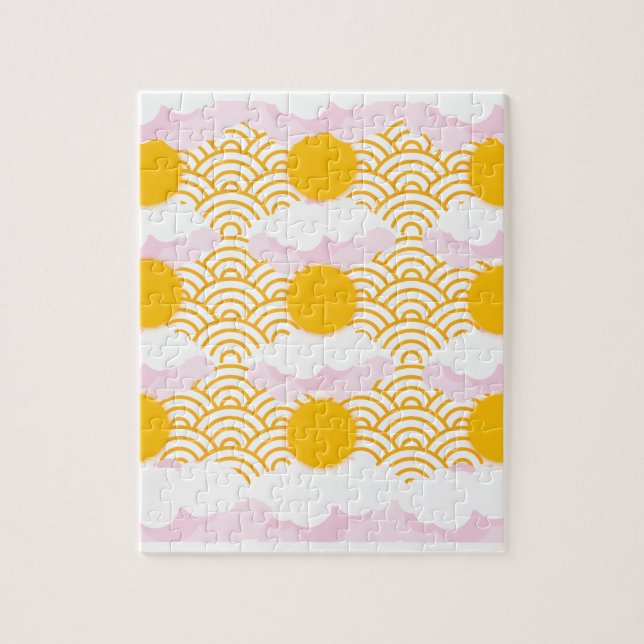 Sunny Cloudy Sky Puzzle (Vertikal)