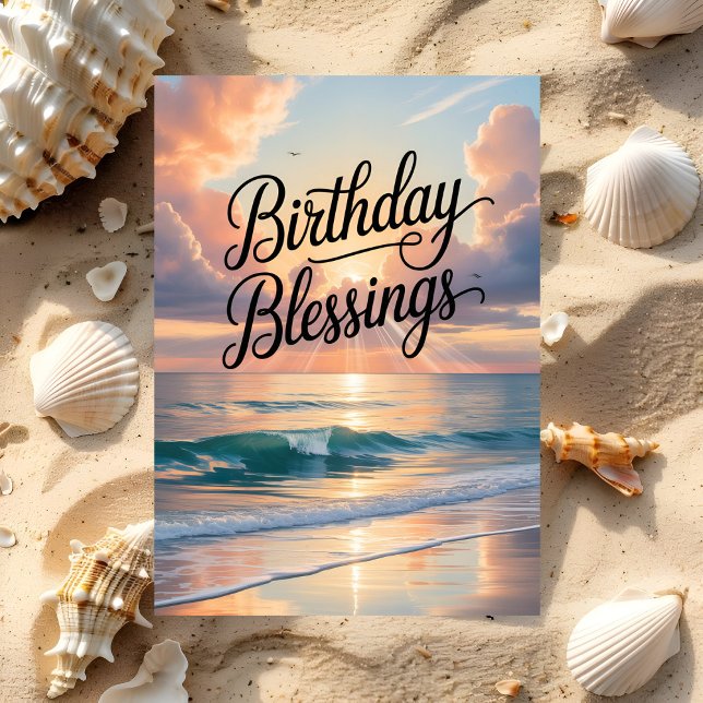 Sunny Coast Birthday Wishes Karte (Von Creator hochgeladen)