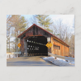 Sunny Coombs Covered Bridge Postkarte