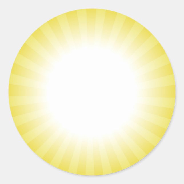 Sunny Custom Sticker (Vorderseite)