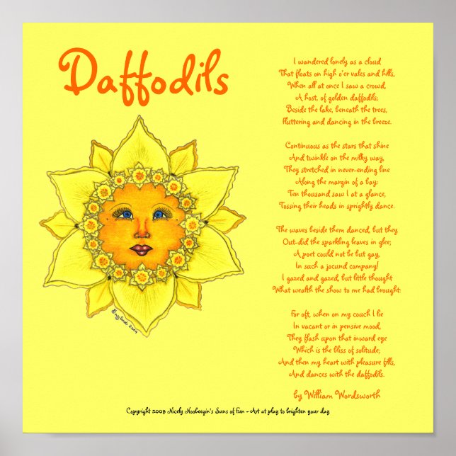 Sunny Daffodil - Poster (Vorne)