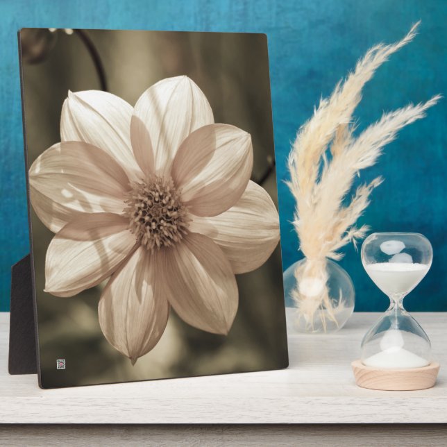 Sunny Dahlia Fotoplatte (Seite)
