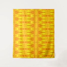 Sunny Daisy Ikat 4 Wandteppich