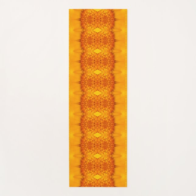Sunny Daisy Ikat 5 Yogamatte (Vorderseite)