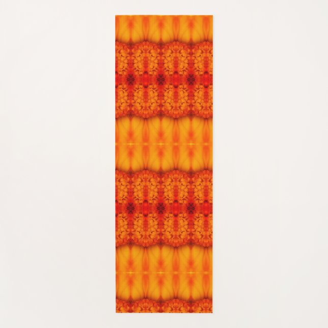 Sunny Daisy Ikat 6 Recoleta Yogamatte (Vorderseite)