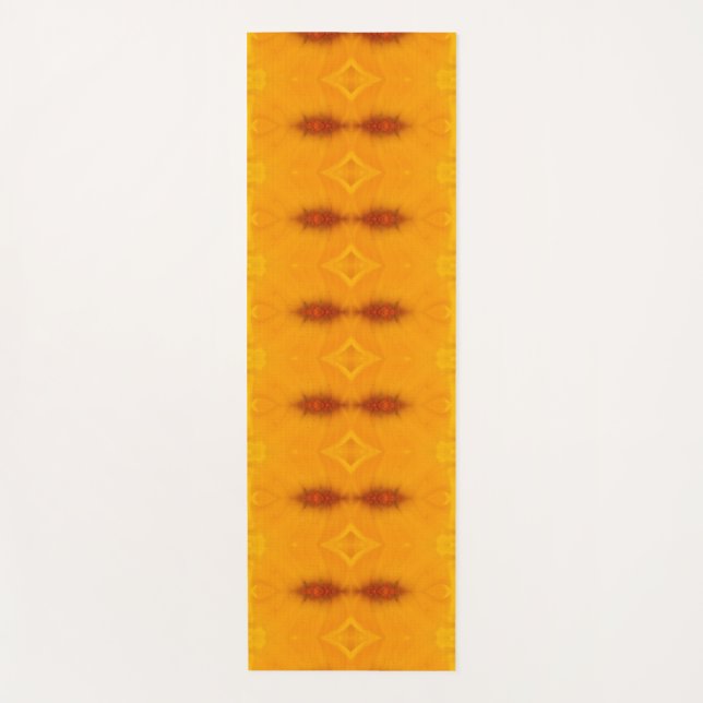 Sunny Daisy Ikat 7 Yogamatte (Vorderseite)