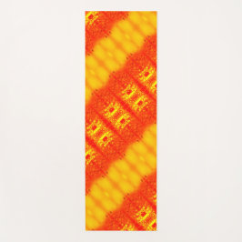 Sunny Daisy Ikat Too 4 Sangria Yogamatte