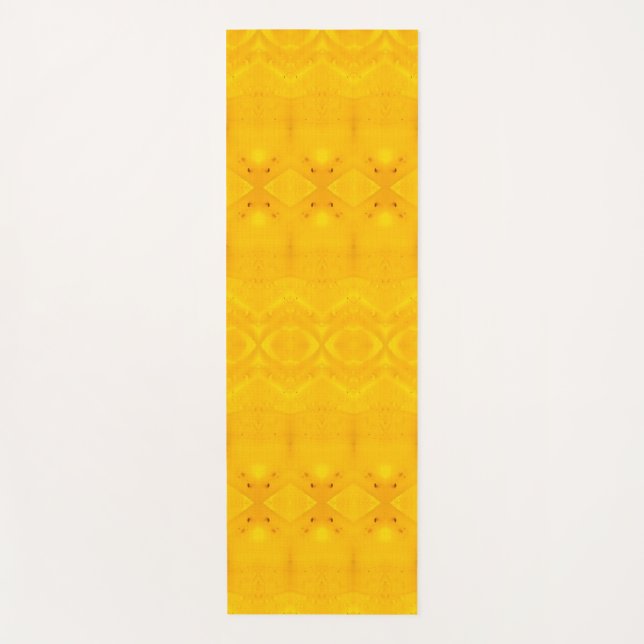 Sunny Daisy Ikat Too 9 Yogamatte (Vorderseite)