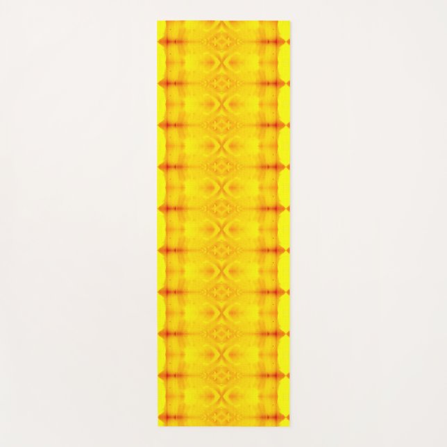 Sunny Daisy Ikat Too Recoleta Yogamatte (Vorderseite)