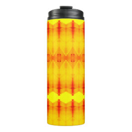 Sunny Daisy Ikat Too Zen Recoleta Thermosbecher