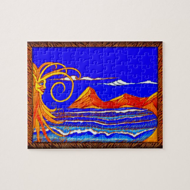 Sunny Day at the Beach  Puzzle (Horizontal)