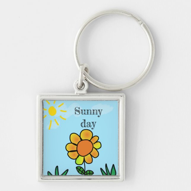 SUNNY DAY KEY CHAIN SCHLÜSSELANHÄNGER (Vorne)