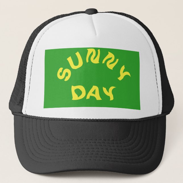 Sunny Day Trucker Hat Truckerkappe (Vorderseite)