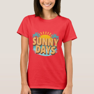 Sunny Days Tropical Beach Summer Vacation T-Shirt
