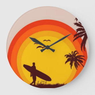 Sunny Days Wall Clock Große Wanduhr