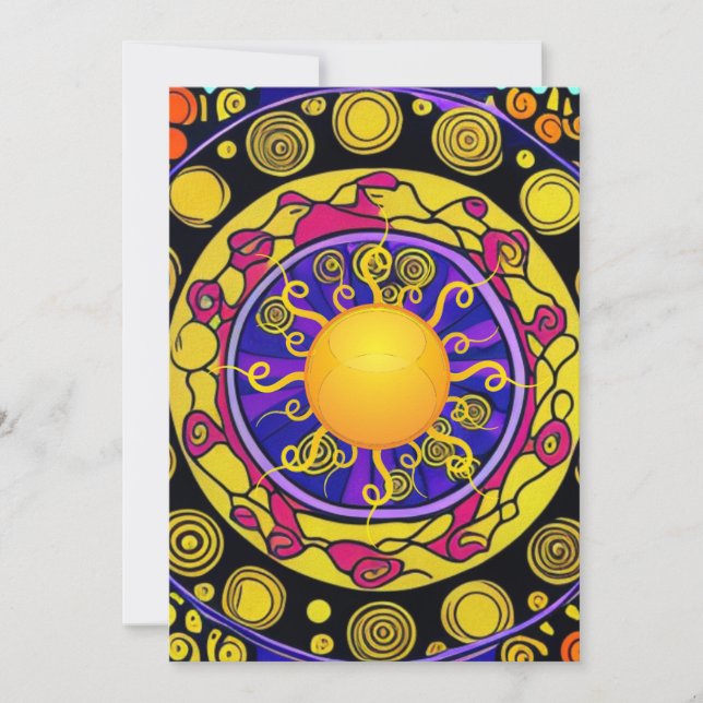 Sunny Daze Feiertagskarte (Vorderseite)