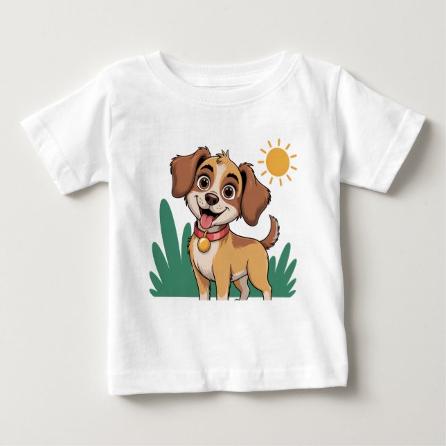 Sunny Dog - ein T - Shirt voller Lächeln (Vorderseite)
