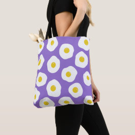 Sunny Egg Lila Tote Bag