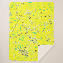 Sunny Flight Sherpa Blanket Sherpadecke