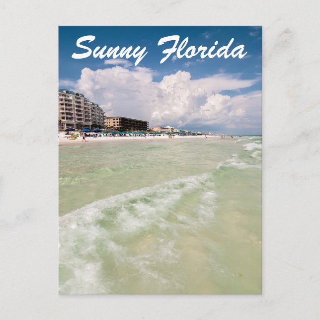 Sunny Florida Postkarte (Vorderseite)
