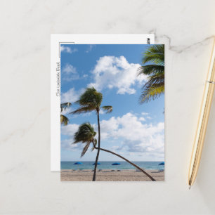 Sunny Fort Lauderdale Beach Postkarte