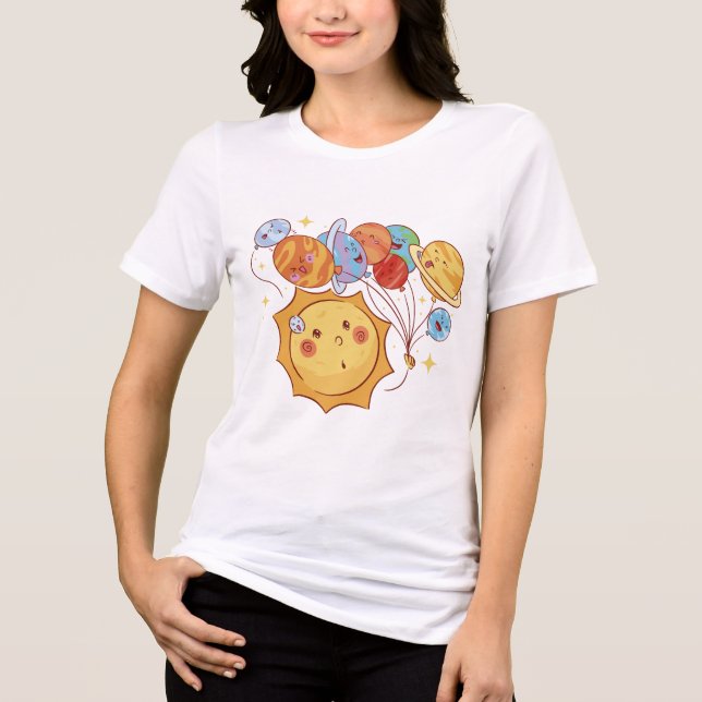 Sunny Friends Tri-Blend Shirt (Vorderseite)
