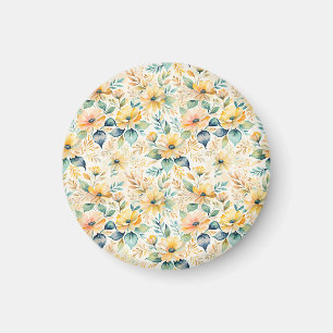 Sunny Gold Blume Magnet