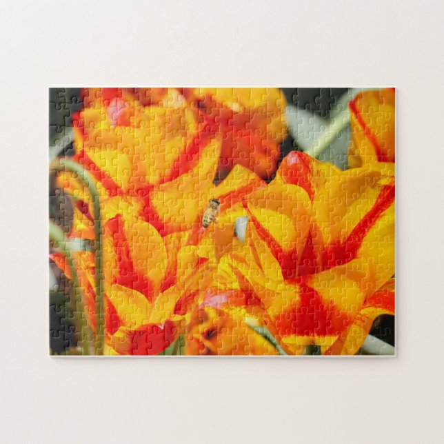Sunny Honey Bee Puzzle (Horizontal)