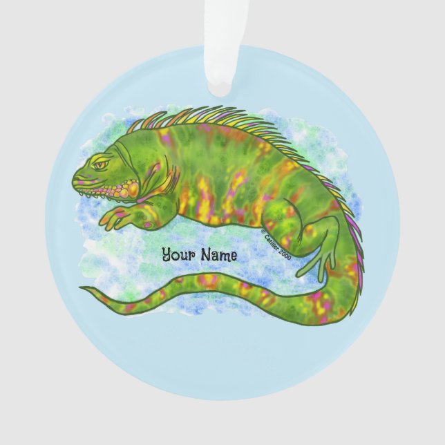 Sunny Lizard Ornament (Vorderseite)