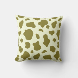 Sunny Meadow Cow Print Decorative Pillow Kissen