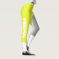 Sunny Megan Fügen Sie Ihren Namen Leggings Abstrak