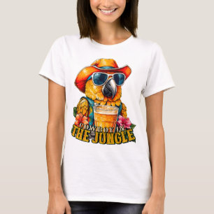 Sunny Parrot Cowboy im Dschungel T-Shirt
