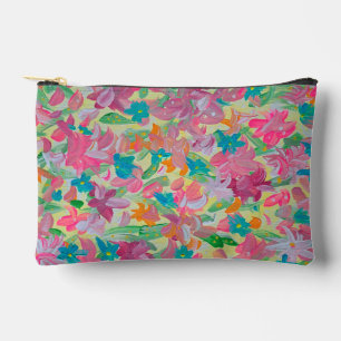 Sunny Pastel Floral Zubehörtasche