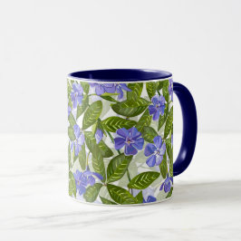 Sunny Periwinkle Days Muster Tasse